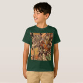 T-shirt Chasseur de la nature Automne Camouflage peinture  (Devant entier)