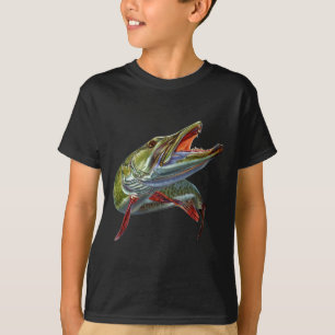 T-shirt Chasseur de Maskinongé Pêcheur de Maskinongé Leurr