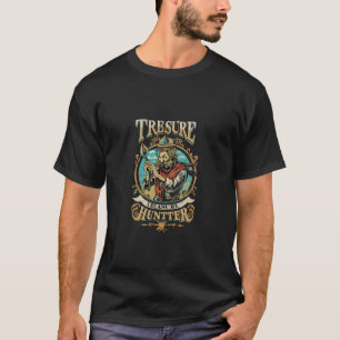 T-shirt Chasseur de trésor Design long manches T chemise