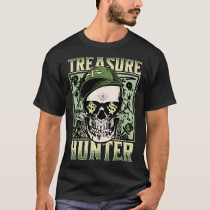 T-shirt Chasseur de trésor Détecteur de métal Graffiti Det