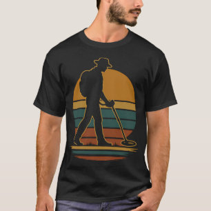 T-shirt Chasseur de trésors détecteur de métaux Aventure a