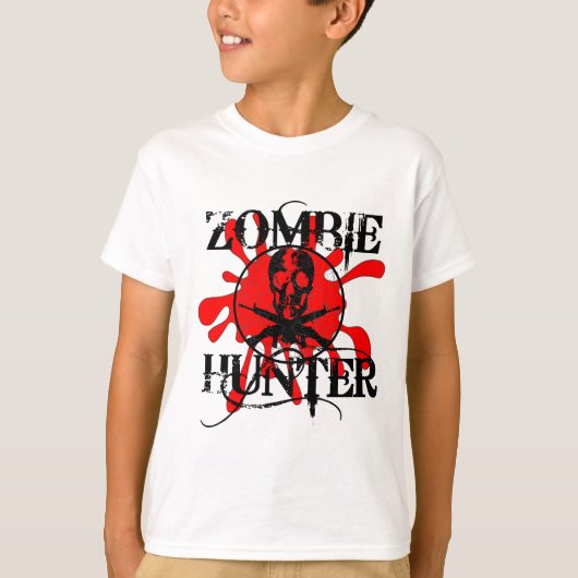 T-shirt Chasseur de zombi (Devant)