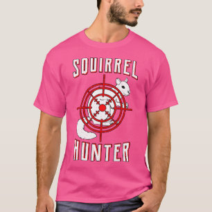 T-shirt Chasseur d'écureuils Cible Fusil Marmotte Chasse C