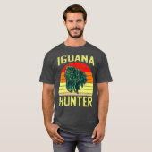 T-shirt Chasseur d'iguana pour garçons Iguanas Iguana Liza (Devant entier)