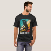 T-shirt CHASSEUR D'IGUANE Retro Iguana Hunter (Devant entier)