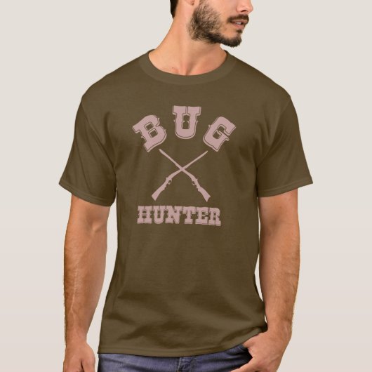 T-shirt CHASSEUR d'INSECTE - pièce en t occidentale Brown (Devant)