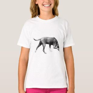 T-shirt Chasseur d'odeurs - Réalisme monochrome