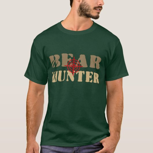 T-SHIRT CHASSEUR D'OURS GAI FIERTE OURS (Devant)
