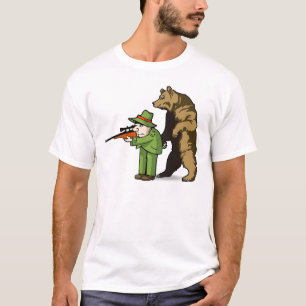 T-shirt Chasseur drôle et chemise d'ours