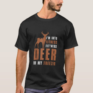 T-shirt Chasseur drôle Papa Je suis dans Fitness Deer Free