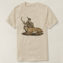 Chasseur et cerf