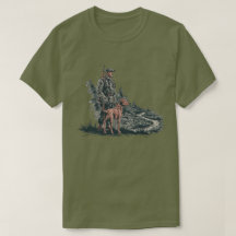 Chasseur et chien de chasse