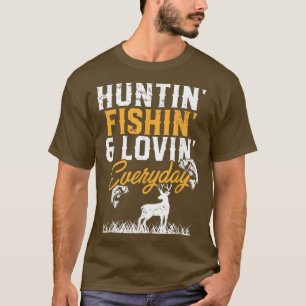 T-shirt Chasseur I Pêcheur I Chasse Pêche Et Aimer Ev
