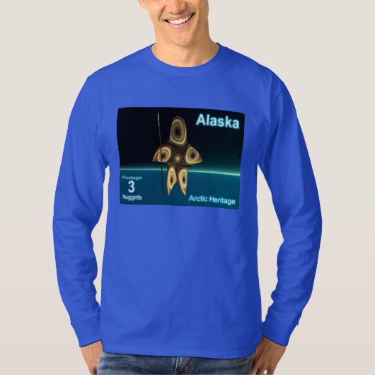 T-shirt Chasseur Inuit Fractal (Devant)