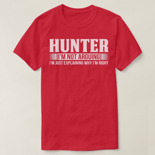 T-shirt Chasseur Je Ne Parle Pas De Chasse (Design devant)