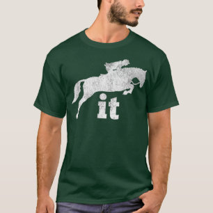 T-shirt Chasseur Jumper Jumping Cheval anglais équestre