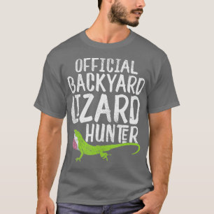 T-shirt Chasseur Lizard cadeau pour les fans Reptile garço
