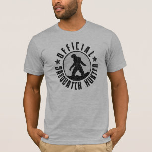 T-shirt Chasseur officiel de Sasquatch - Bigfoot dans la