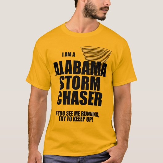 T-shirt Chasseur Tornado Tornado en Alabama (Devant)