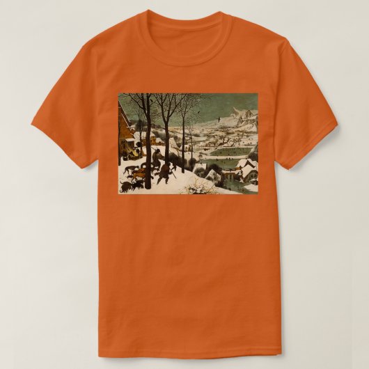 T-SHIRT CHASSEURS DANS LE BRUEGEL DE NEIGE 2 (Design devant)