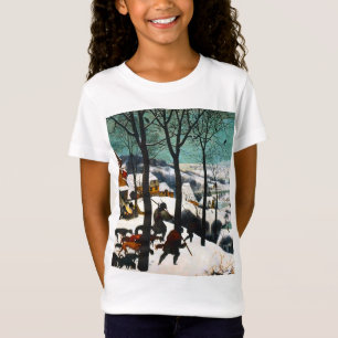 T-Shirt Chasseurs dans le paysage de neige Pieter Bruegel