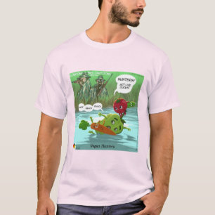 T-shirt Chasseurs de Vegan amusants par LTCartoons