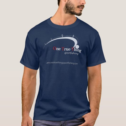 T-shirt Chasseurs d'un véritables de chose requin de logo (Devant)