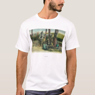 T-shirt Chasseurs montrant le comté de WorkLake du jour,