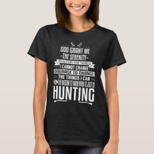 T-shirt Chasseurs Prière Sérénité Chasse Aux Cerfs