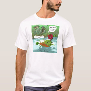 T-shirt Chasseurs Végétaliens Drôles