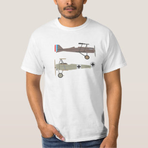 T-shirt Chasseurs WW1 - SE5 et Dr. 1 de Fokker