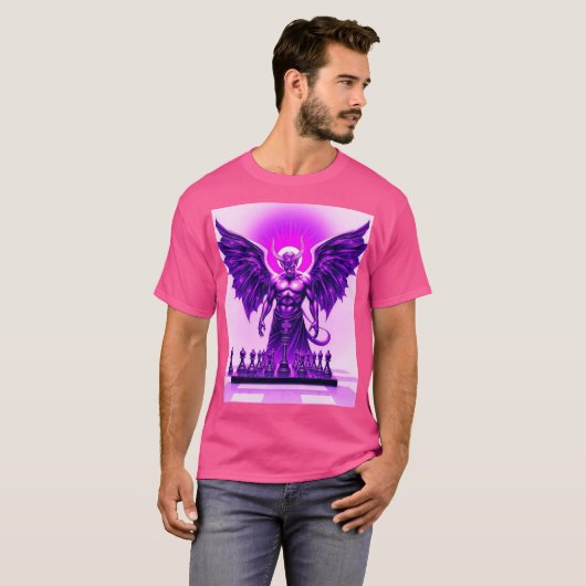 T-shirt Chassmaster diable numérique (Devant entier)