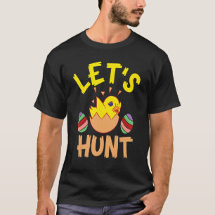 T-shirt Chassons Poule Œuf Mignon Joyeux Jour de Pâques