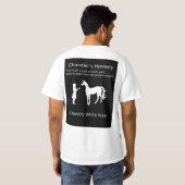 T-shirt Chastity Rose Vegan Virgin + Chandler's Honesty (Dos entier)
