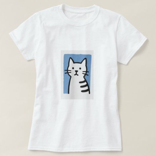 T-shirt chat (Design devant)