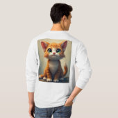 t-shirt chat (Dos entier)