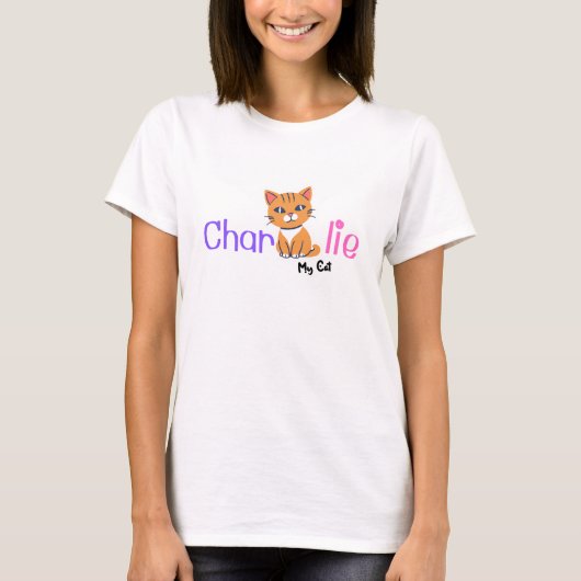 T-shirt chat (Devant)