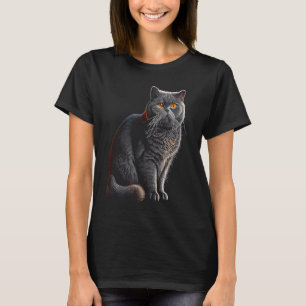 T-shirt Chat 16 de Shorthair britannique