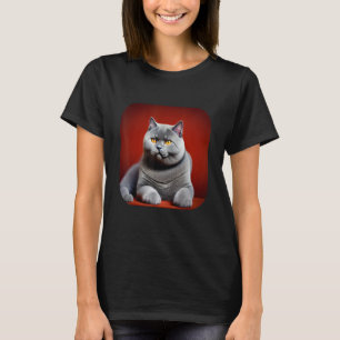T-shirt Chat 1 de Shorthair britannique