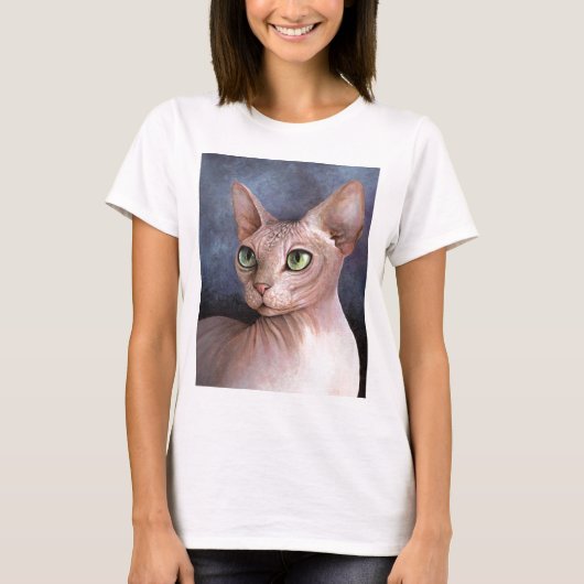 T-shirt Chat 578 Sphynx (Devant)