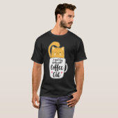 T-shirt Chat à café orange Mug Cat (Devant entier)