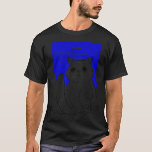 T-shirt Chat à écran bleu de Tobe Fonseca