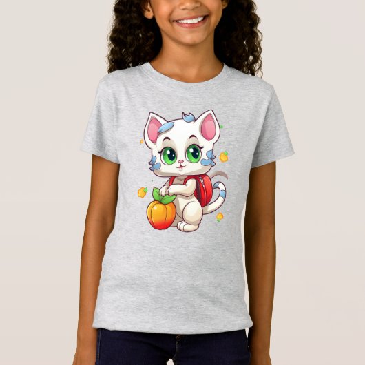 T-Shirt Chat À L'École-85241 (Devant)