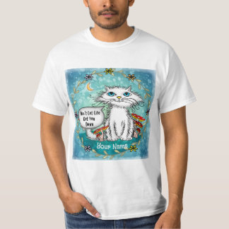 T-shirt Chat à poignées de vie