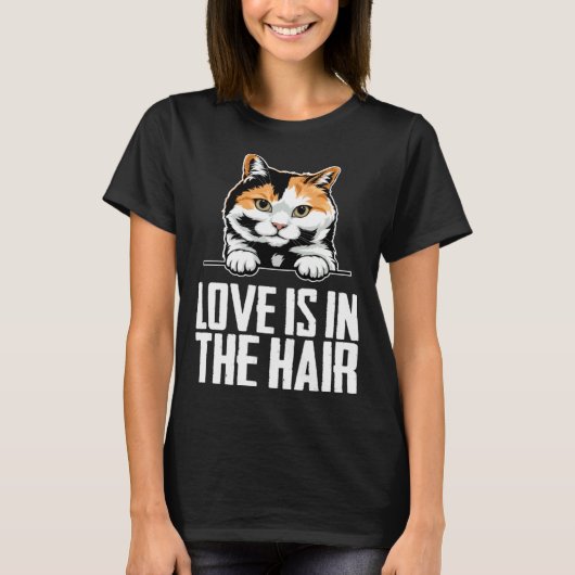 T-shirt chat à queue courte mère Bobtail (Devant)