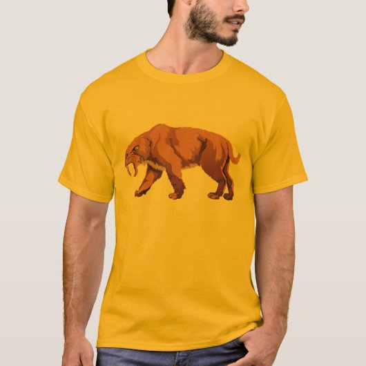 T-shirt Chat à Sabre Dent (Devant)