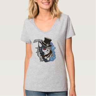 T-shirt Chat à vapeur Punk