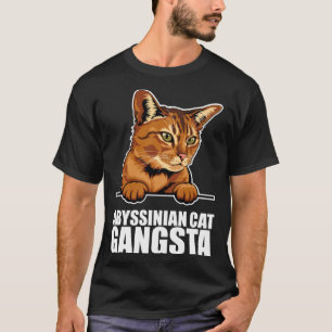 T-shirt chat abyssin gangsta