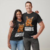 T-shirt chat abyssin gangsta (Unisexe)