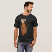 T-shirt Chat abyssinien (Devant entier)